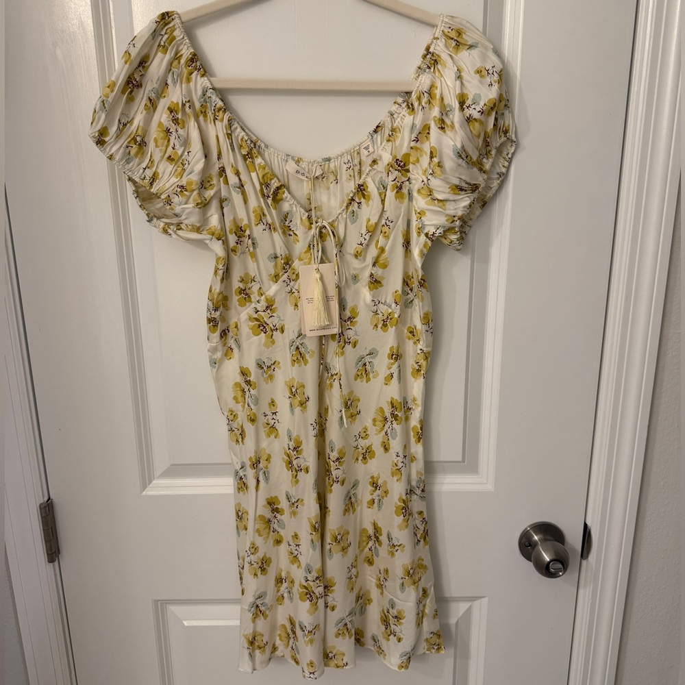 NWT Doen Sera Silk Blend Mini Dress Sz S